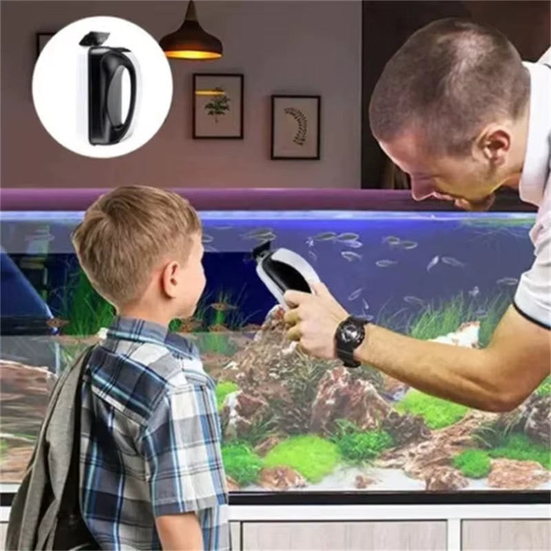 Revolutionary Magnetic Aquarium Algae Scraper - Effortless Cleaning for Crystal Clear Tanks!
