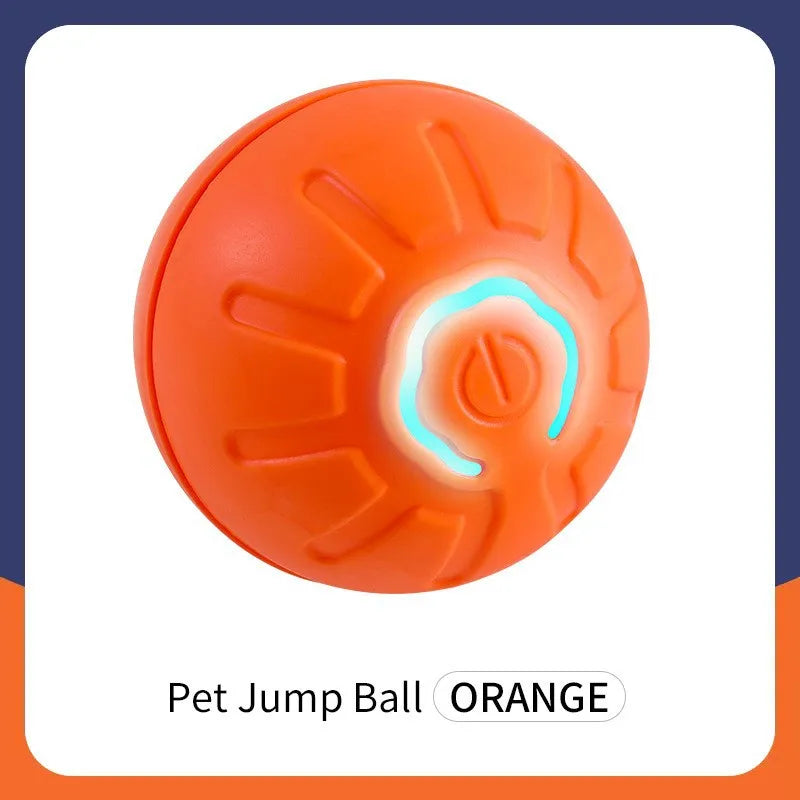 Interactive Smart Dog Toy Ball - Automatic USB Bouncing Pet Play Ball for Puppies & Cats - Perfect Birthday Gift!
