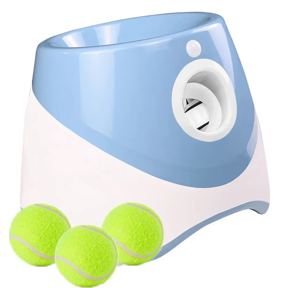 Automatic Dog Ball Launcher - Fun & Engaging Pet Toy with 3 Distance Settings for Dogs and Cats