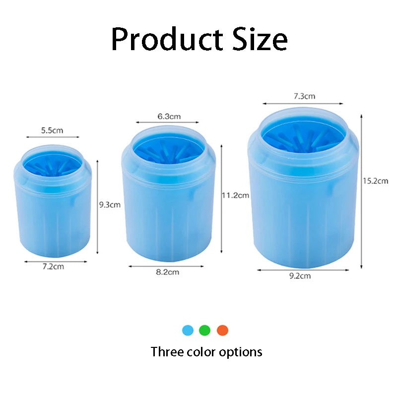 Portable Silicone Dog Paw Cleaner - Quick & Easy Outdoor Foot Washing Solution