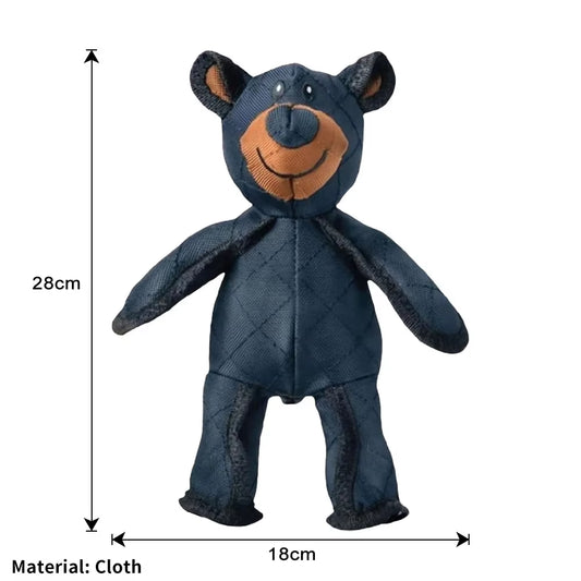 Indestructible Bear Dog Toy - Ultimate Squeaky Companion for Heavy Chewers!
