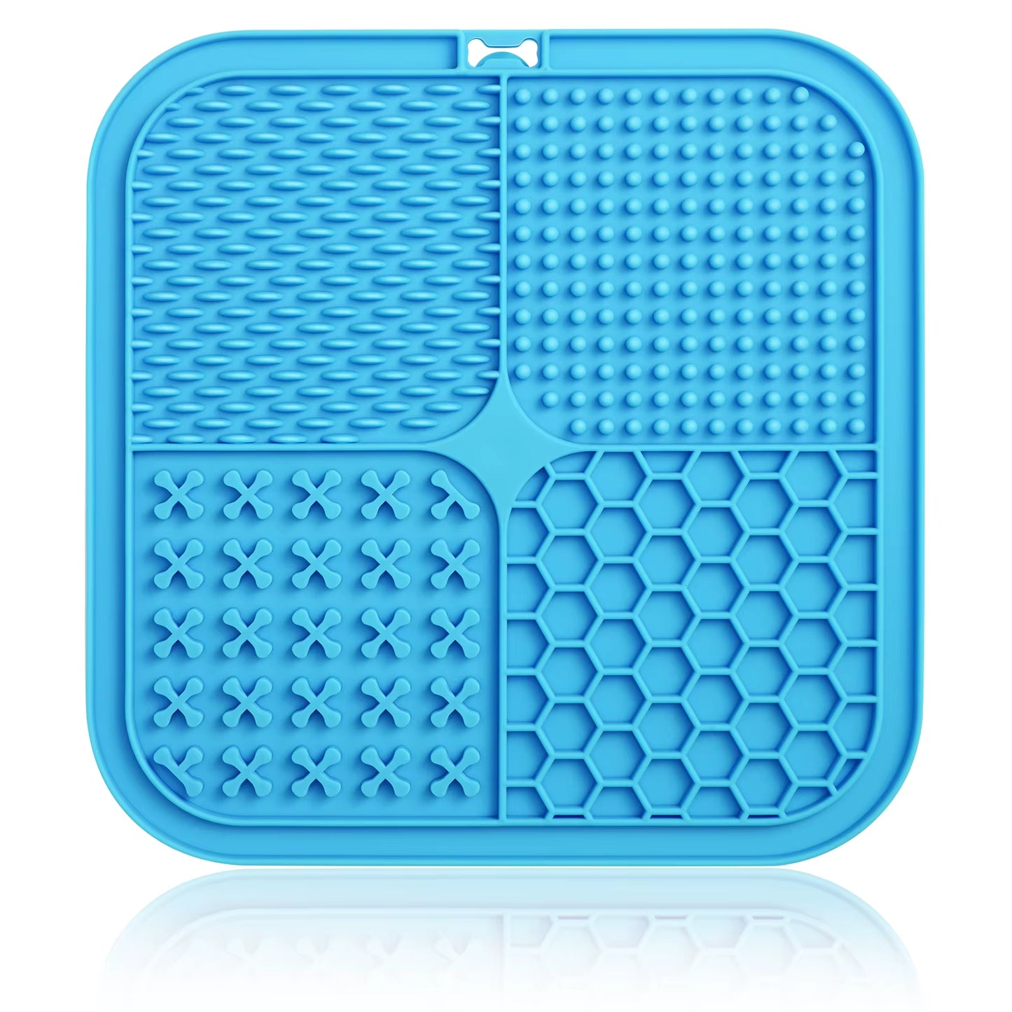 Suction Cup Dog Lick Mat - Anxiety Relief & Slow Feeder for Dogs and Cats - Perfect for Food, Yogurt, and Peanut Butter