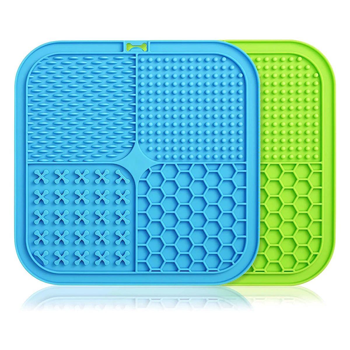 Suction Cup Dog Lick Mat - Anxiety Relief & Slow Feeder for Dogs and Cats - Perfect for Food, Yogurt, and Peanut Butter