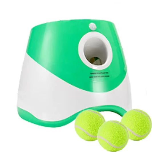 Automatic Dog Ball Launcher - Fun & Engaging Pet Toy with 3 Distance Settings for Dogs and Cats