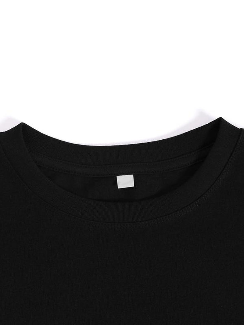 1Pc Women'S Witch Graphic T-Shirt - "Yes I Can Drive a Stick" Print, Casual All-Season Sportswear, Black with White Lettering, round Neck, Short Sleeve, Machine Washable