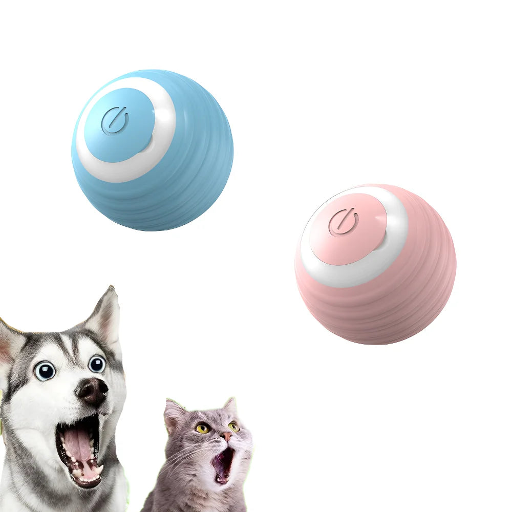 Smart Interactive Rolling Cat Ball - Automatic Electronic Toy for Indoor Fun