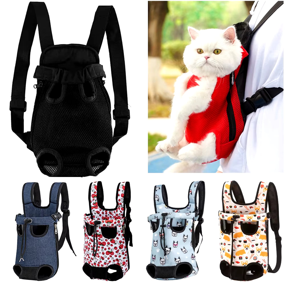 Versatile Adjustable Cat & Dog Carrier Backpack - Perfect for Outdoor Travel, Camping, and Hiking!