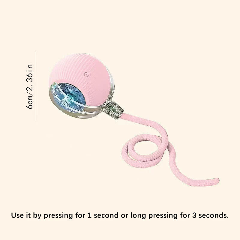 Interactive Smart Dog Toy Ball - Automatic USB Bouncing Pet Play Ball for Puppies & Cats - Perfect Birthday Gift!