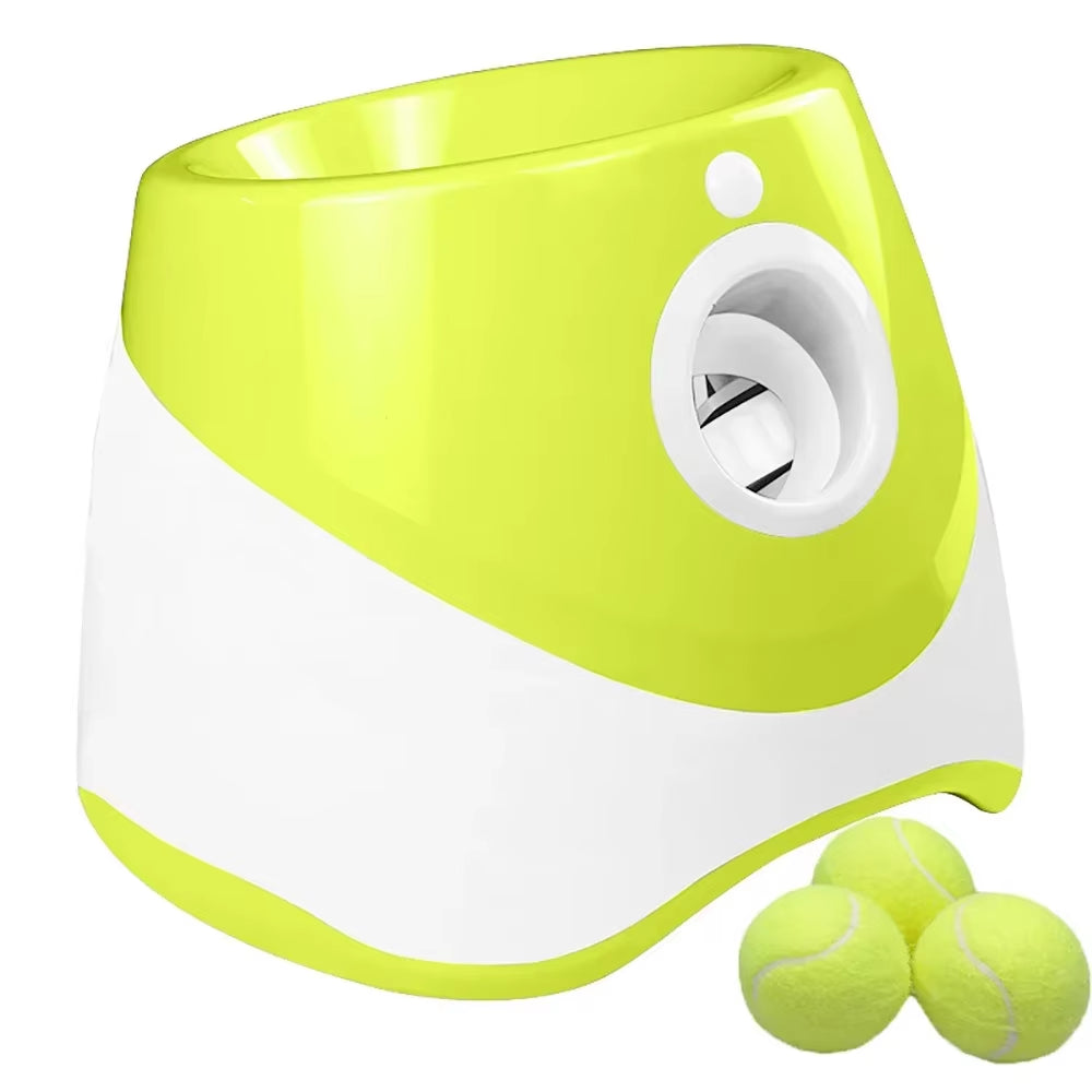 Automatic Dog Ball Launcher - Fun & Engaging Pet Toy with 3 Distance Settings for Dogs and Cats
