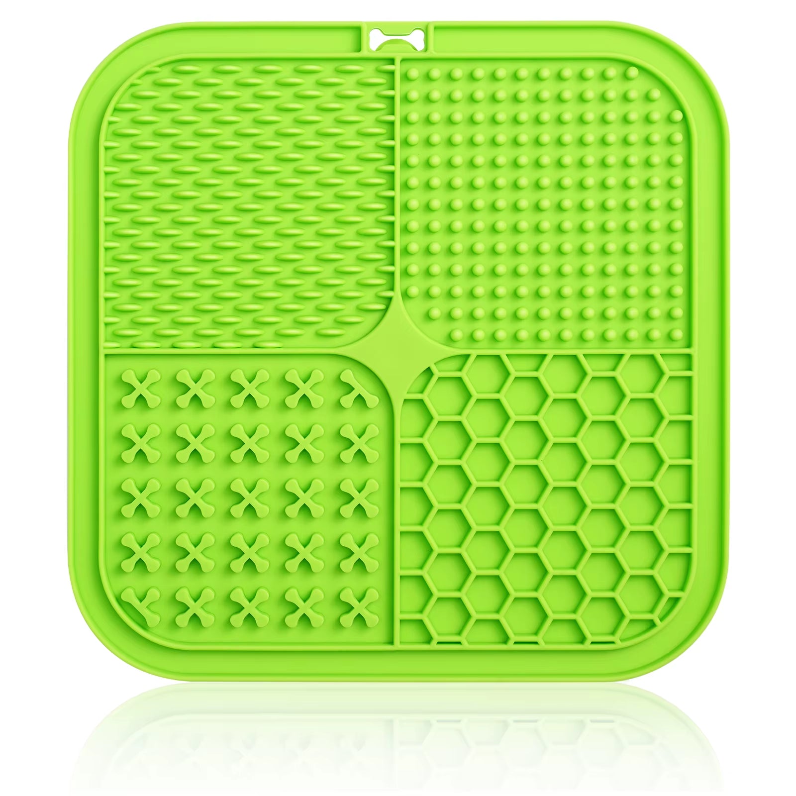 Suction Cup Dog Lick Mat - Anxiety Relief & Slow Feeder for Dogs and Cats - Perfect for Food, Yogurt, and Peanut Butter