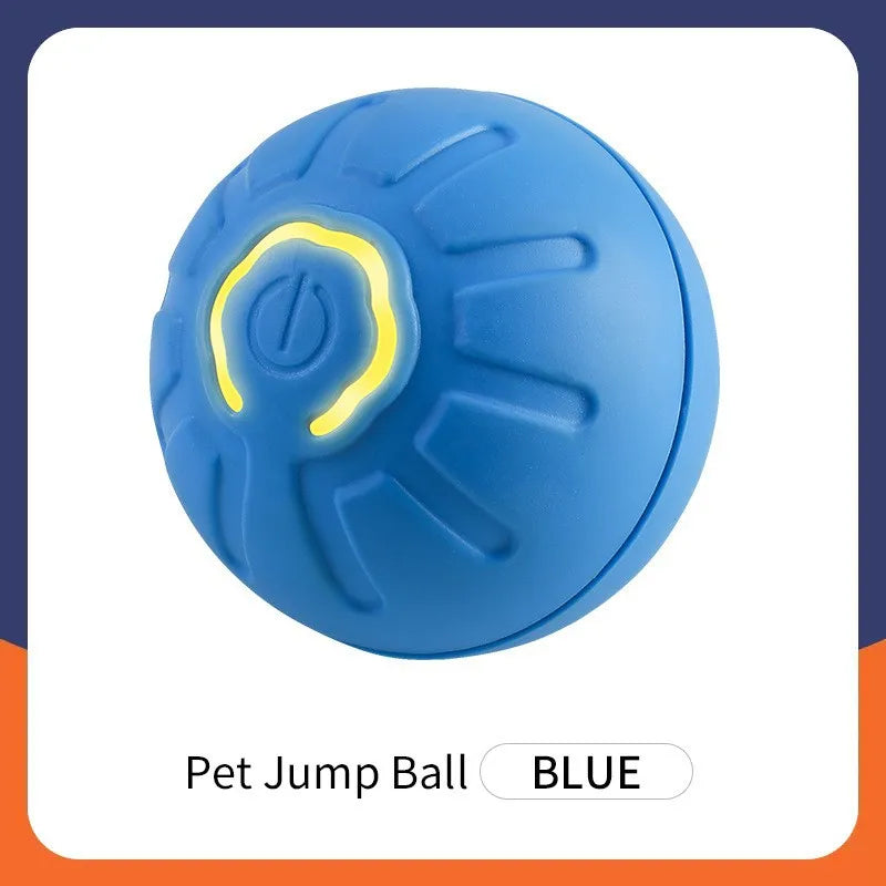 Interactive Smart Dog Toy Ball - Automatic USB Bouncing Pet Play Ball for Puppies & Cats - Perfect Birthday Gift!